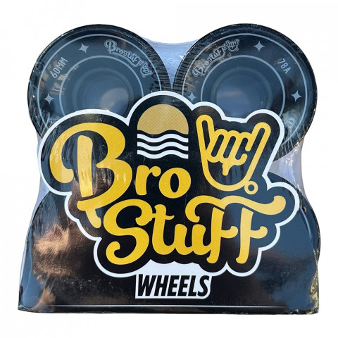Колеса для скейтборда Bro Stuff 78A - Black 60мм