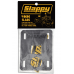 Подкладки для скейтборда Slappy Low Risers Black 4mm